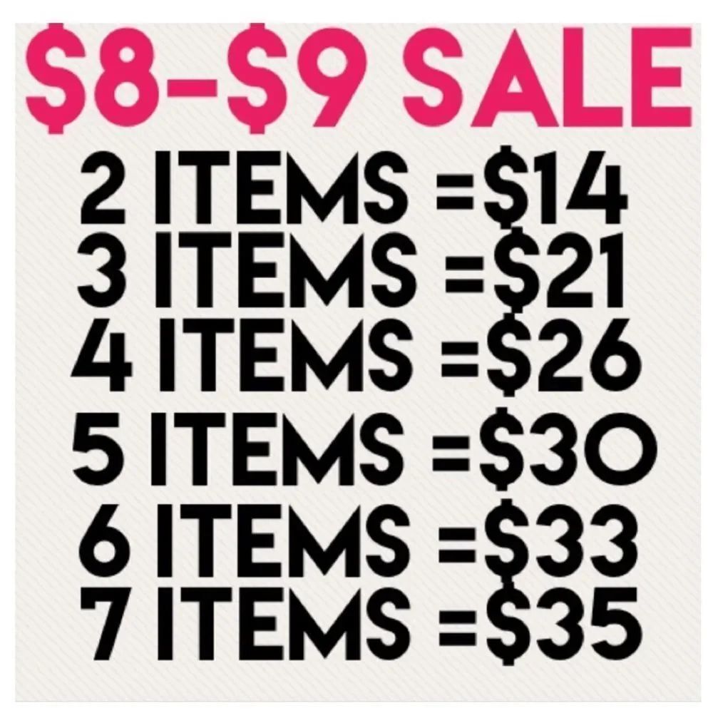 Reduction of inventory sale. Buy more save more.